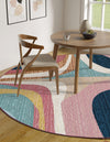 Urban Terrace Collection Area Rug - Venice Round Multi  lifestyle 16