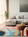 Urban Terrace Collection Area Rug - Venice Square Multi  lifestyle 17