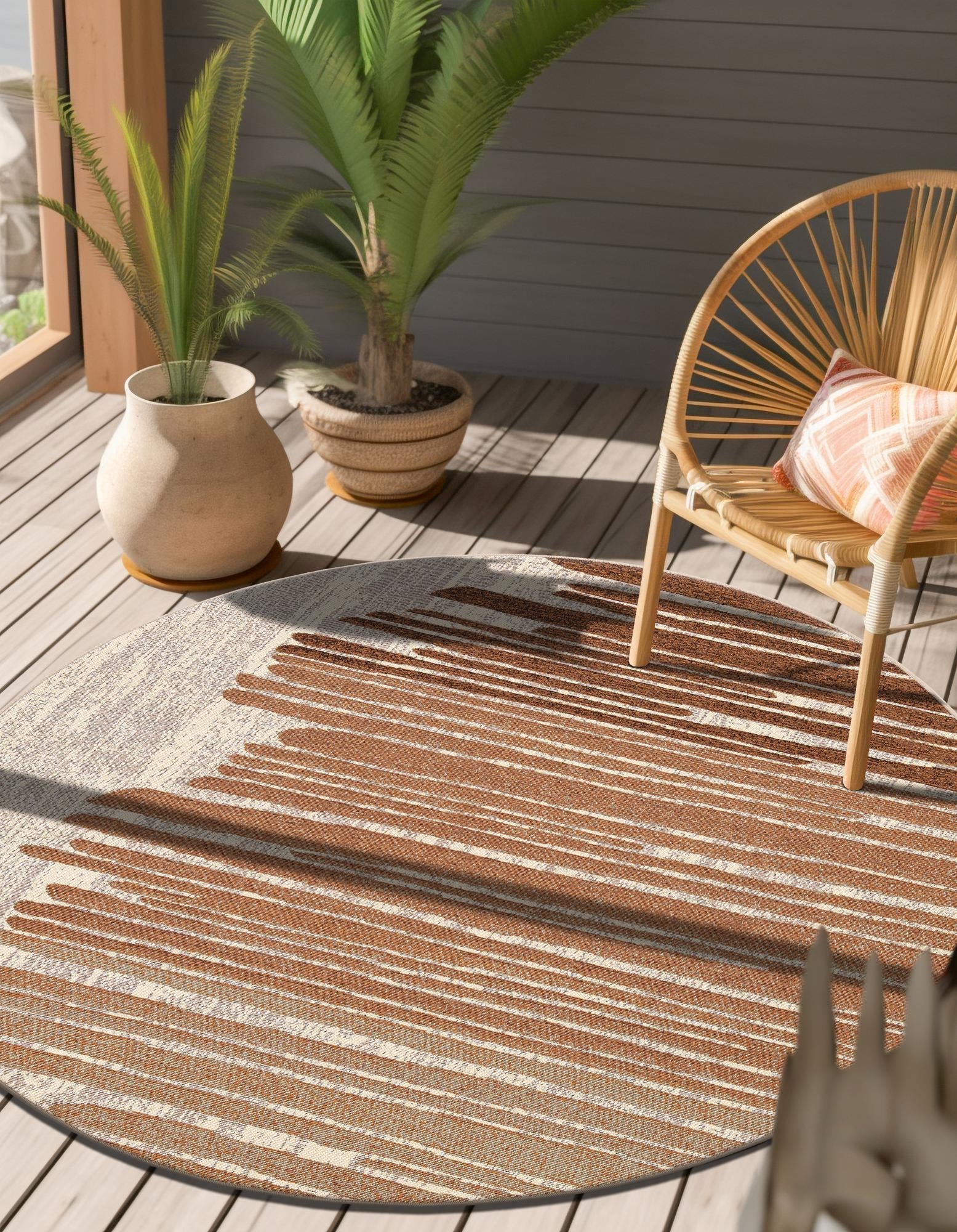 Urban Terrace Collection Area Rug -  Balcony