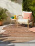 Urban Terrace Collection Area Rug -  Balcony