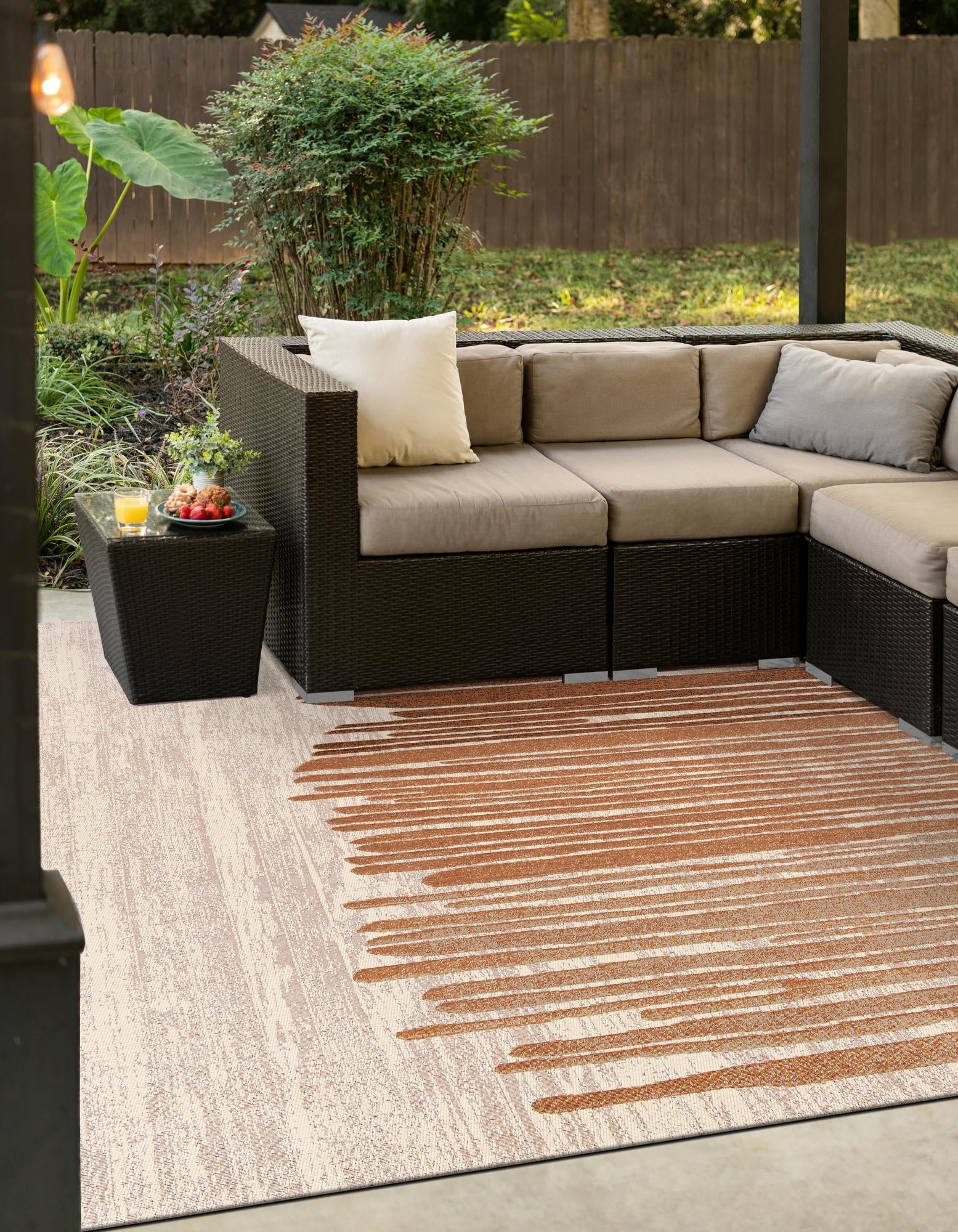 Urban Terrace Collection Area Rug -  Balcony