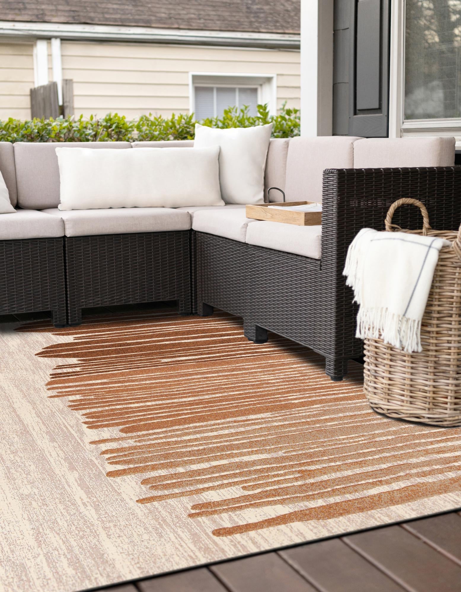 Urban Terrace Collection Area Rug -  Balcony