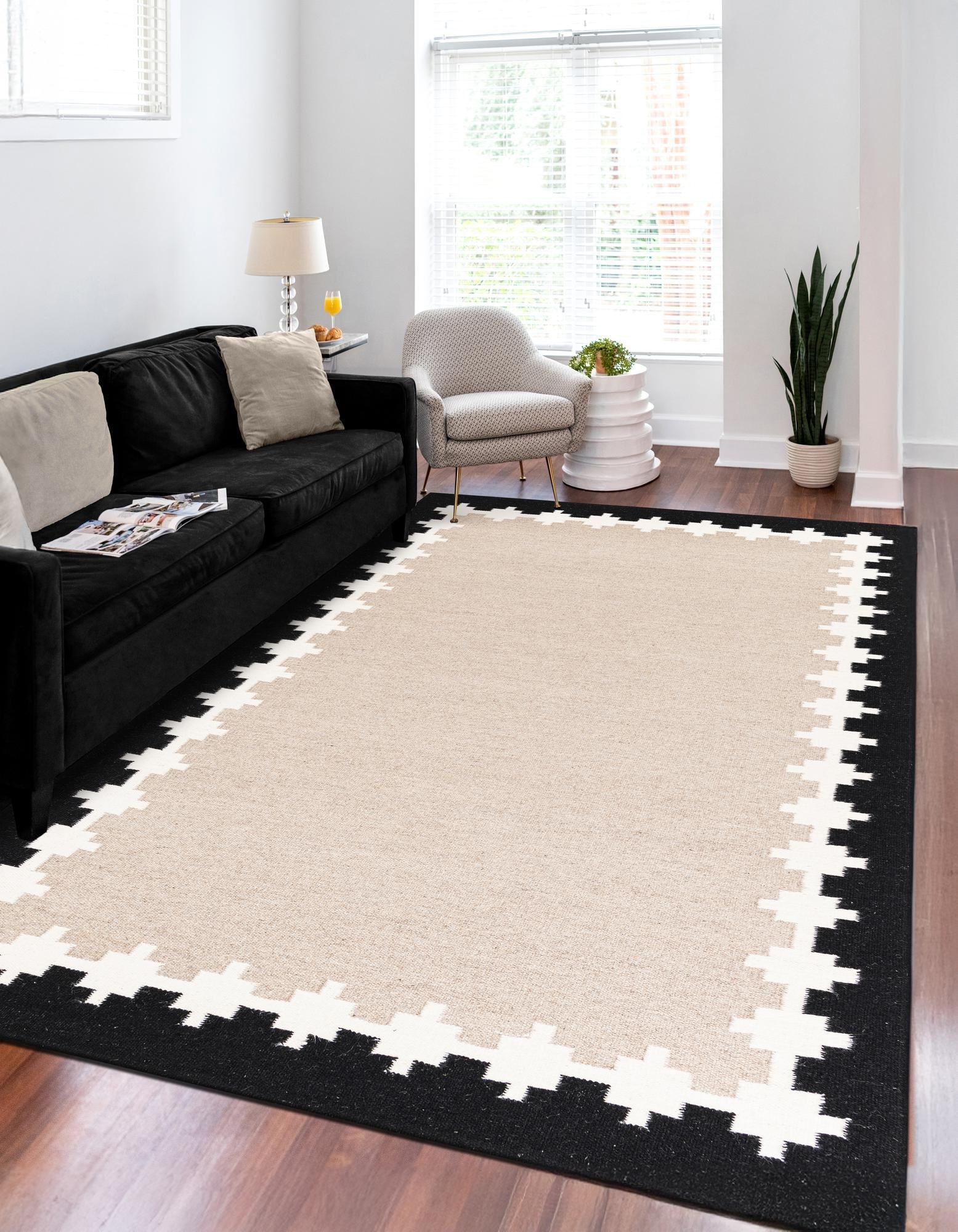 Caspian Wool Collection Area Rug - Baku