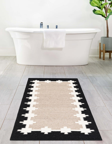 Caspian Wool Collection Area Rug - Baku