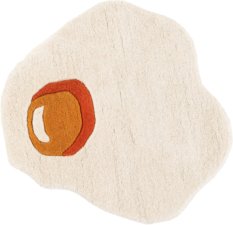 Whimsy Wonders Wool Collection Area Rug -  Dune Round White  lifestyle 3