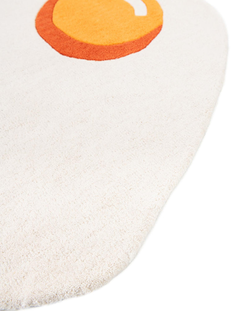 Whimsy Wonders Wool Collection Area Rug -  Dune Round White  lifestyle 12