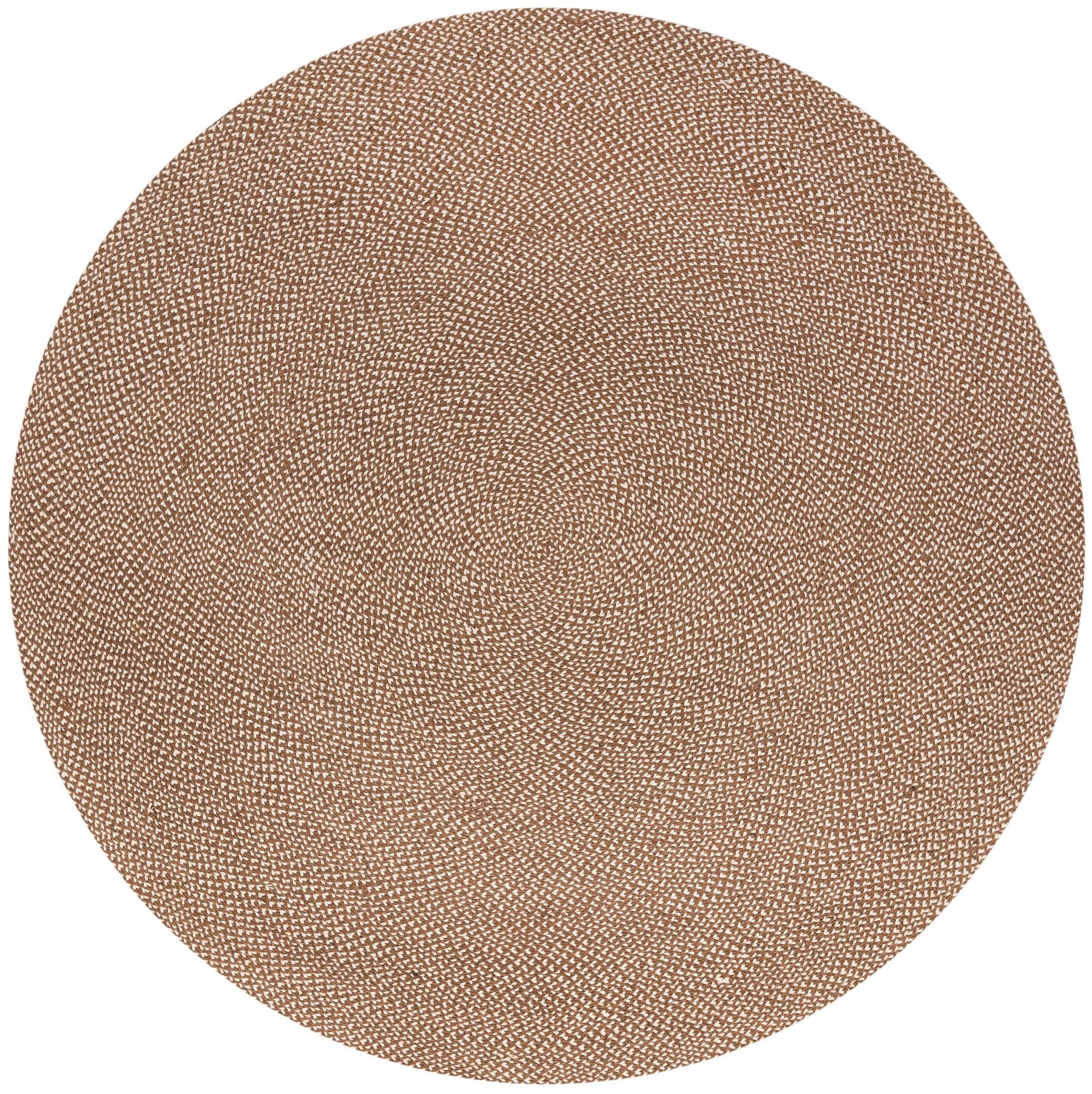 Highland Woven Jute Collection Area Rug - Glenmore (Light Brown)