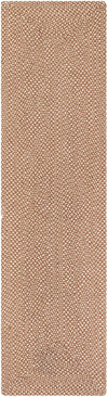 Highland Braided Jute Collection Area Rug - Glenmore (Light Brown) Runner Light Brown  lifestyle 12