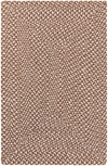 Highland Braided Jute Collection Area Rug - Glenmore (Light Brown) Rectangle Light Brown Main