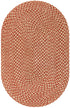 Highland Woven Jute Collection Area Rug - Glenmore (Rust Red)