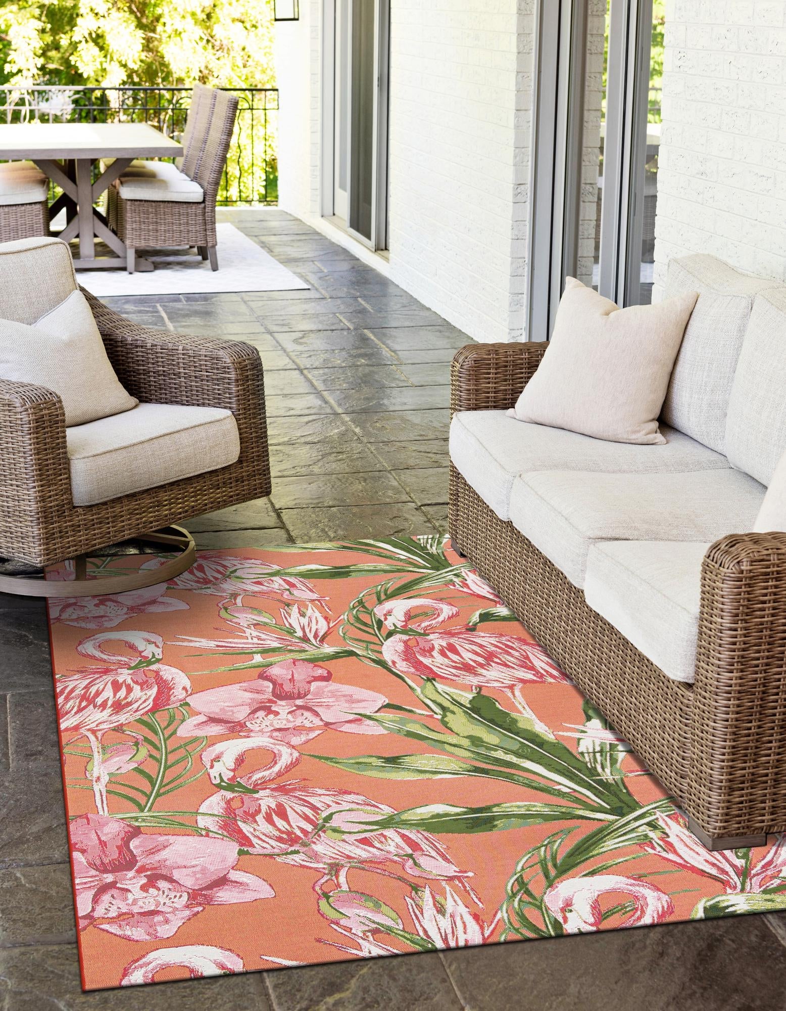 Seaside Blooms Collection Area Rug -  Kyoto