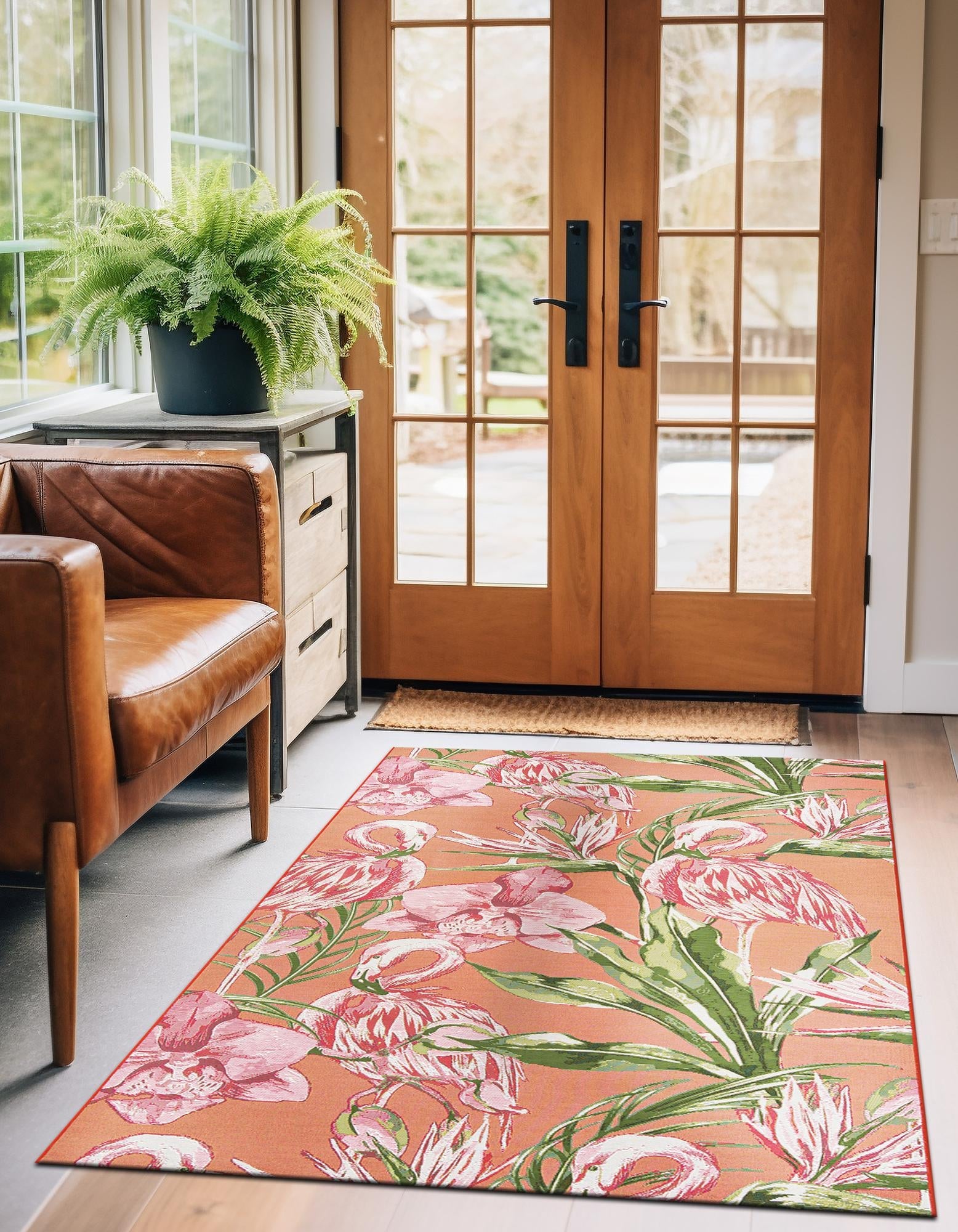 Seaside Blooms Collection Area Rug -  Kyoto