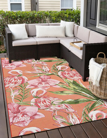 Seaside Blooms Collection Area Rug -  Kyoto