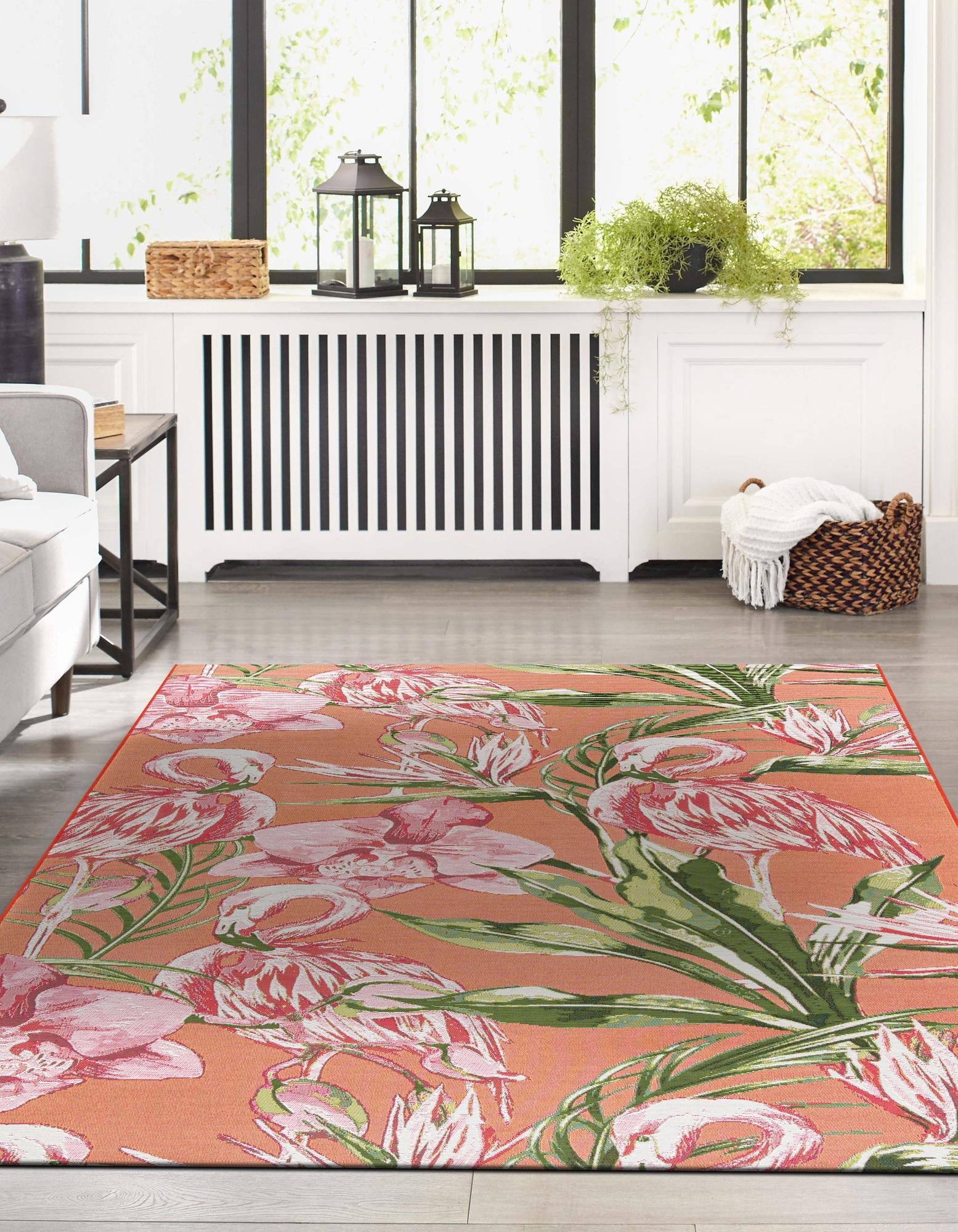 Seaside Blooms Collection Area Rug -  Kyoto