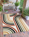 Urban Terrace Collection Area Rug -  Piazza Rectangle Multi Main