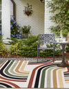 Urban Terrace Collection Area Rug -  Piazza Square Multi  lifestyle 16