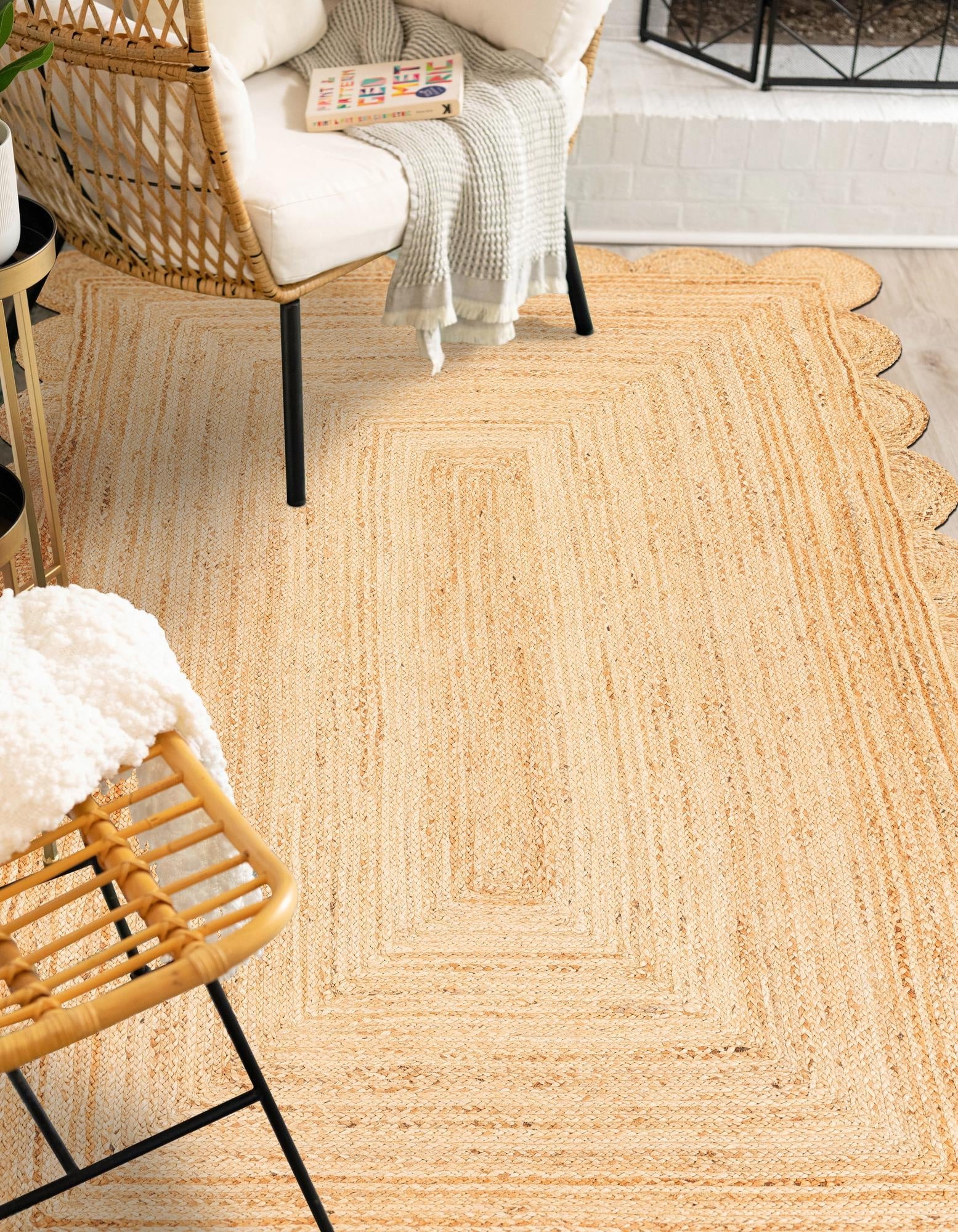 Serenity Braided Jute Collection Area Rug - Mandalay