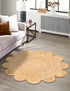 Serenity Braided Jute Collection Area Rug - Mandalay