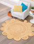 Serenity Braided Jute Collection Area Rug - Mandalay