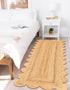 Serenity Braided Jute Collection Area Rug - Seaside