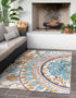 Patio Heritage Collection Area Rug - Tuscany