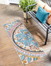 Patio Heritage Collection Area Rug - Tuscany Runner Multi  lifestyle 23