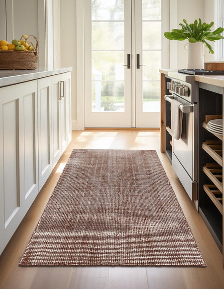 Berkshire Estate Collection Area Rug - Windsor (Mocha Brown)