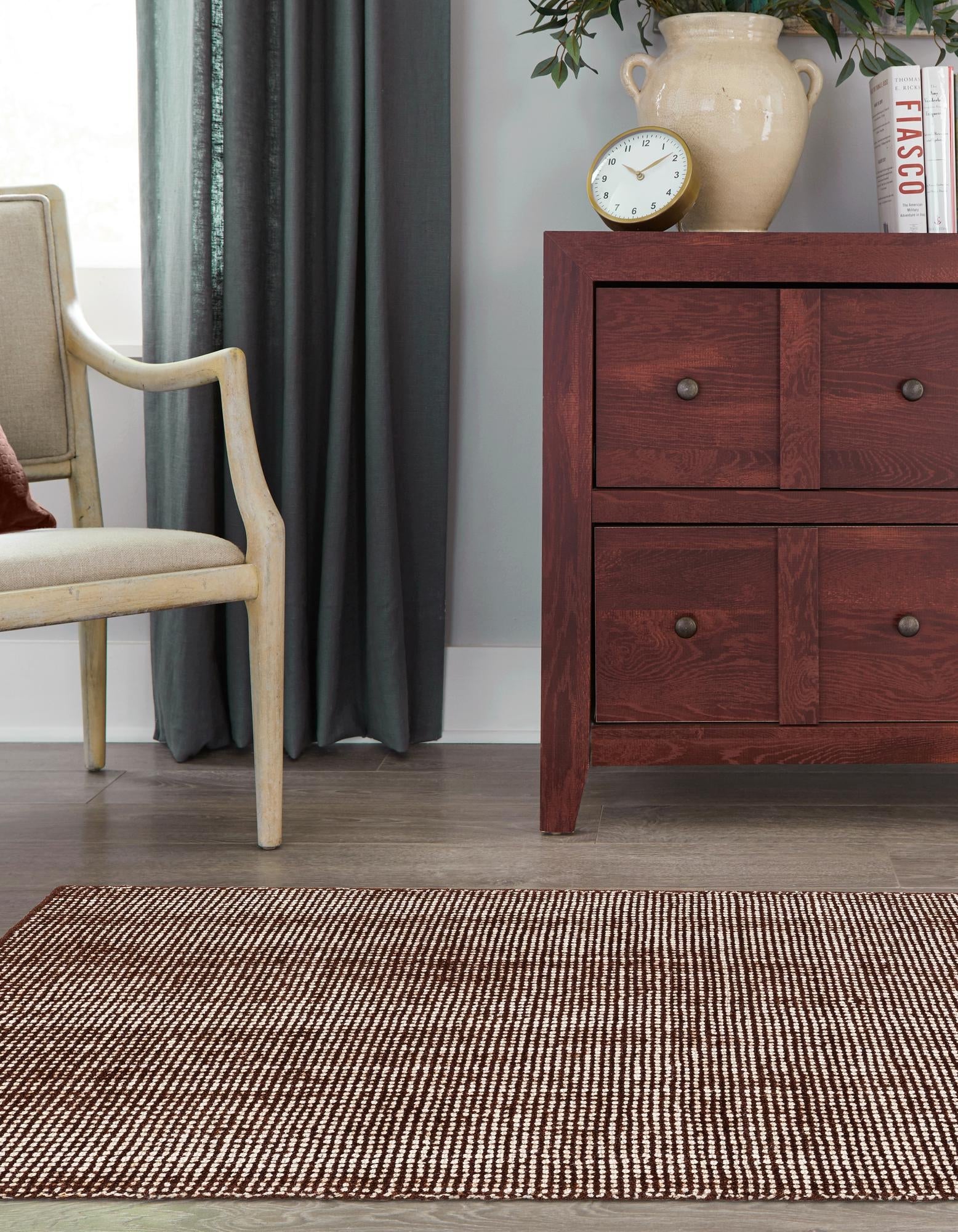 Berkshire Estate Collection Area Rug - Windsor (Mocha Brown)