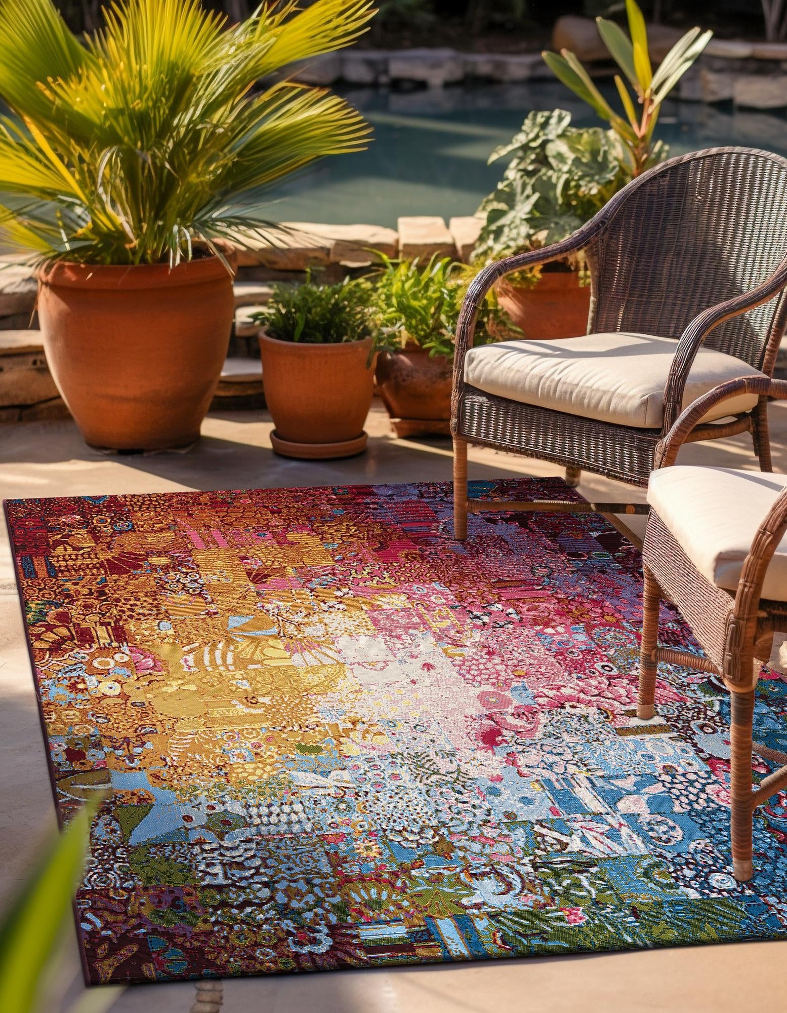 Urban Terrace Collection Area Rug -  Terrace