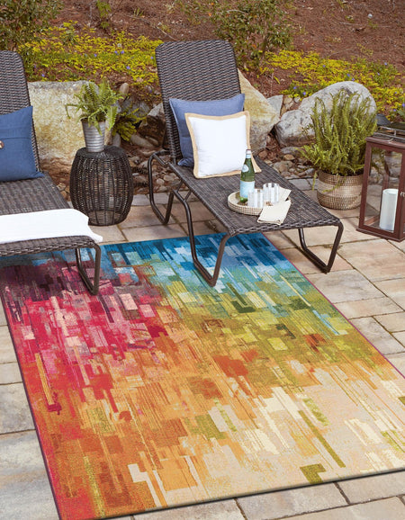 Urban Terrace Collection Area Rug -  Lawn