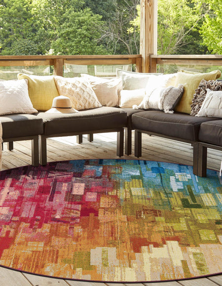 Urban Terrace Collection Area Rug -  Lawn