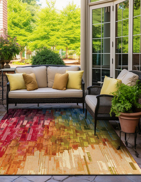 Urban Terrace Collection Area Rug -  Lawn