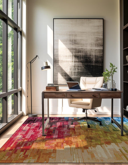 Urban Terrace Collection Area Rug -  Lawn