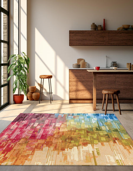 Urban Terrace Collection Area Rug -  Lawn