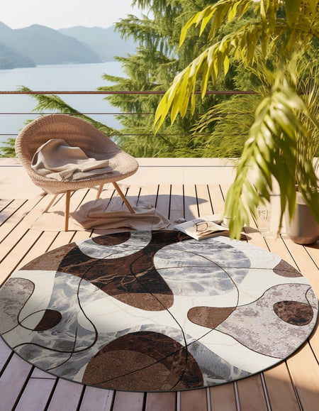 Urban Terrace Collection Area Rug -  Garden