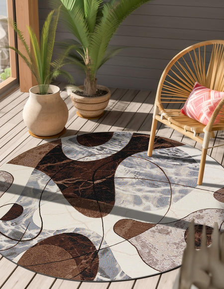 Urban Terrace Collection Area Rug -  Garden