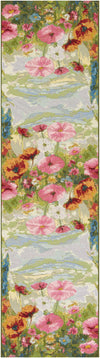 Seaside Blooms Collection Area Rug -  Amalfi Runner Multi  lifestyle 3