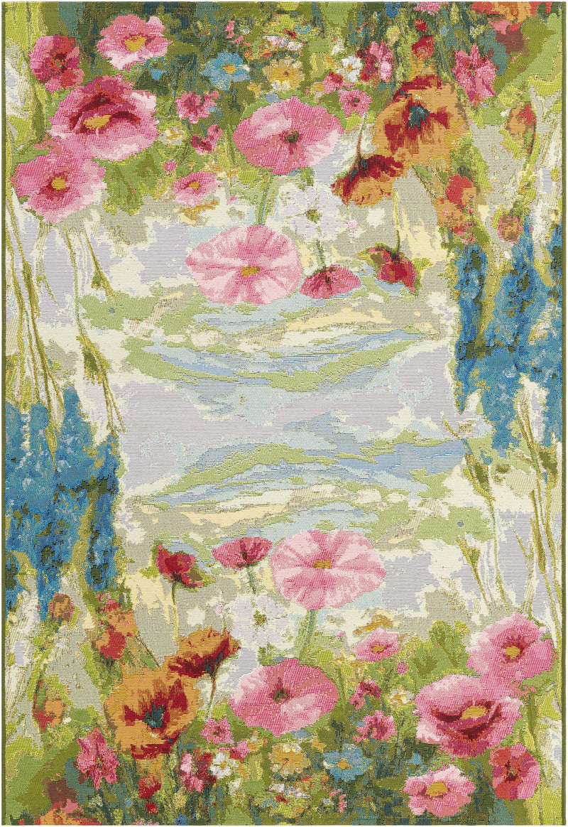 Seaside Blooms Collection Area Rug -  Amalfi Rectangle Multi Main