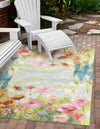 Seaside Blooms Collection Area Rug -  Amalfi Rectangle Multi  lifestyle 3