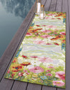 Seaside Blooms Collection Area Rug -  Amalfi Runner Multi  lifestyle 11