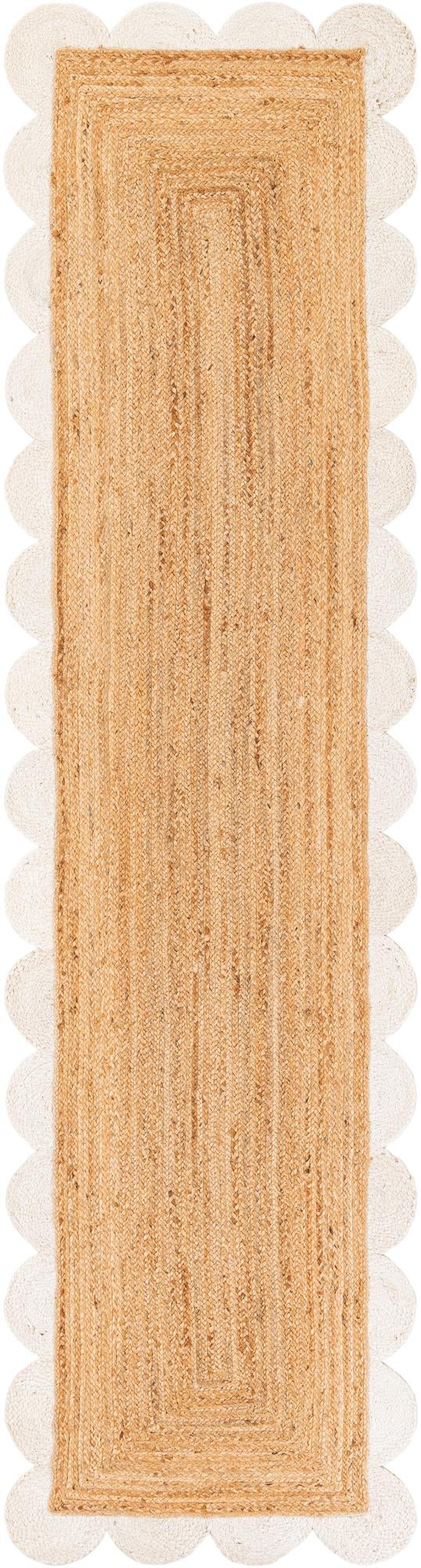 Serenity Braided Jute Collection Area Rug - Seaside