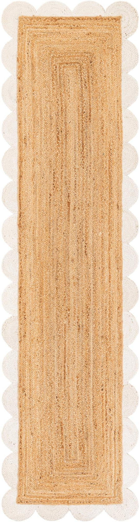 Serenity Braided Jute Collection Area Rug - Seaside