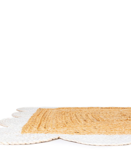 Serenity Braided Jute Collection Area Rug - Seaside