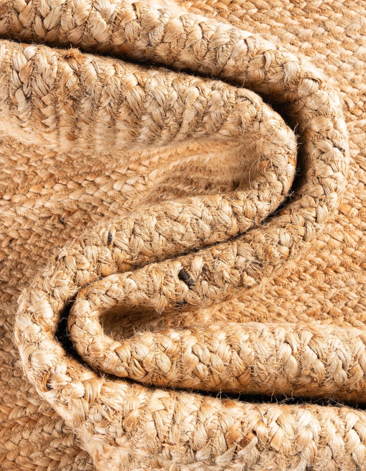 Serenity Braided Jute Collection Area Rug - Seaside