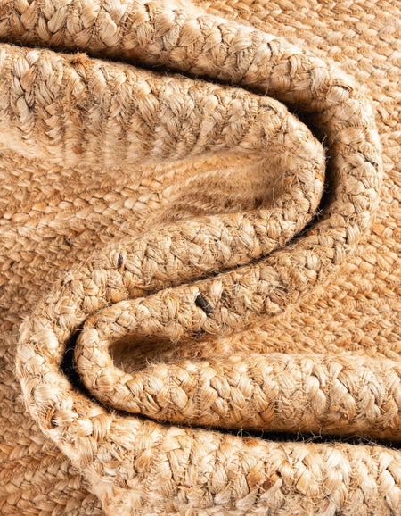 Serenity Braided Jute Collection Area Rug - Seaside