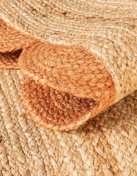 Serenity Braided Jute Collection Area Rug - Seaside