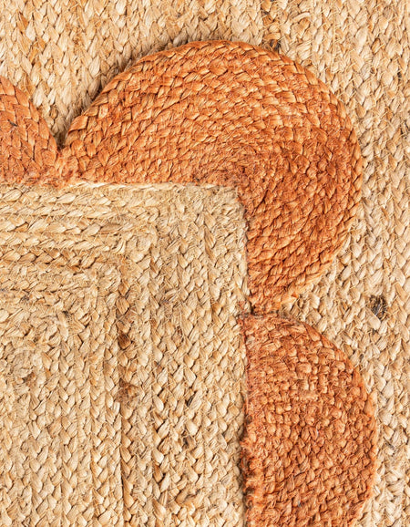 Serenity Braided Jute Collection Area Rug - Seaside