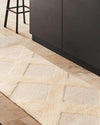 Trellis Wool Collection Area Rug - Vineyard Runner Ivory  lifestyle 15