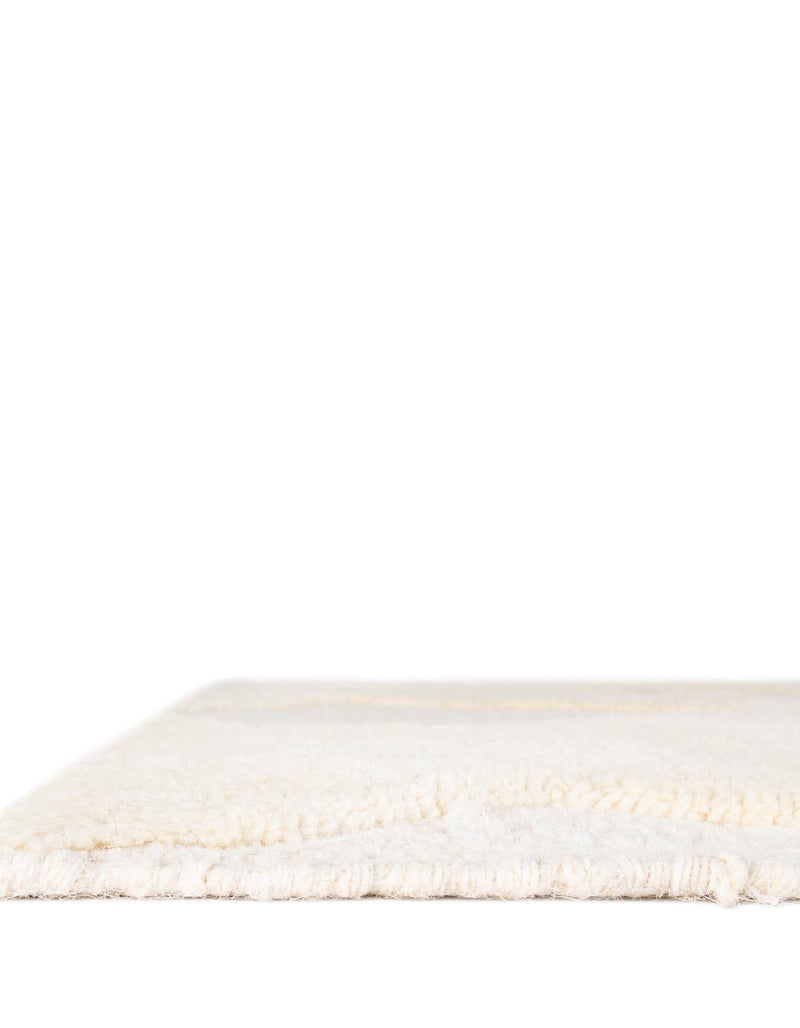 Trellis Wool Collection Area Rug - Vineyard Runner Ivory  lifestyle 9