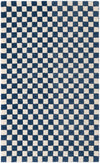 Shepherd's Glen Wool Collection Area Rug - Reykjavik Rectangle Blue and White Main